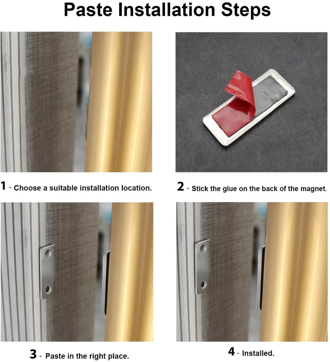 Dørhåndtak med Magnetisk Lås Ultratynn Design 8