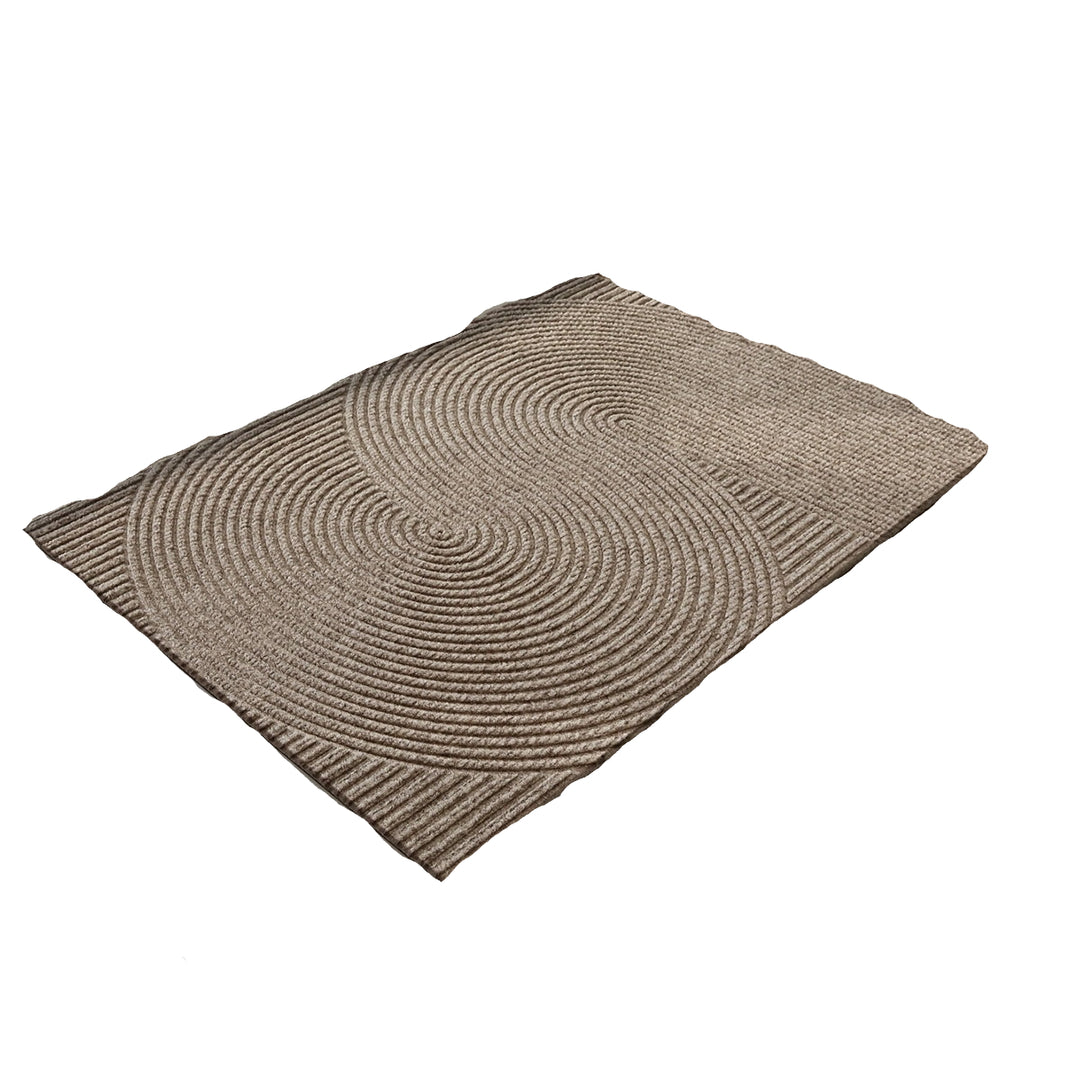 Dørmatte med geometrisk mønster for innendørs og utendørs bruk 0