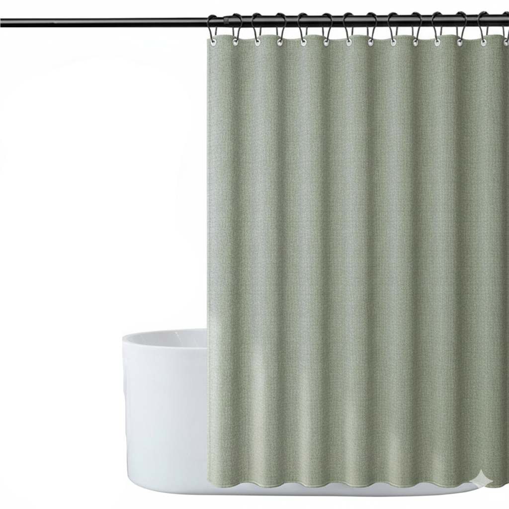 Dusjforheng Klassisk Stil for Bad med Naturlig Utseende 0