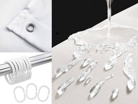 Dusjforheng Klassisk Stil for Bad med Naturlig Utseende 1