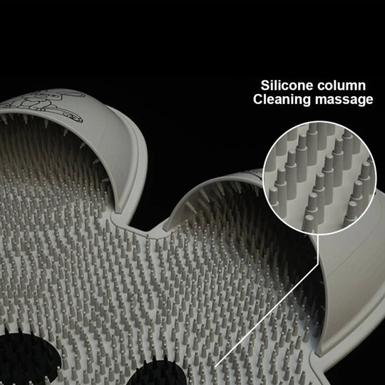 Dusjmatte med Antiskli og Masserende Knotter for Trygg Fotpleie 2