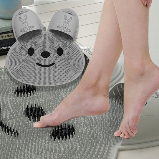 Dusjmatte med Silikonbørster og Skridsikker Design 1