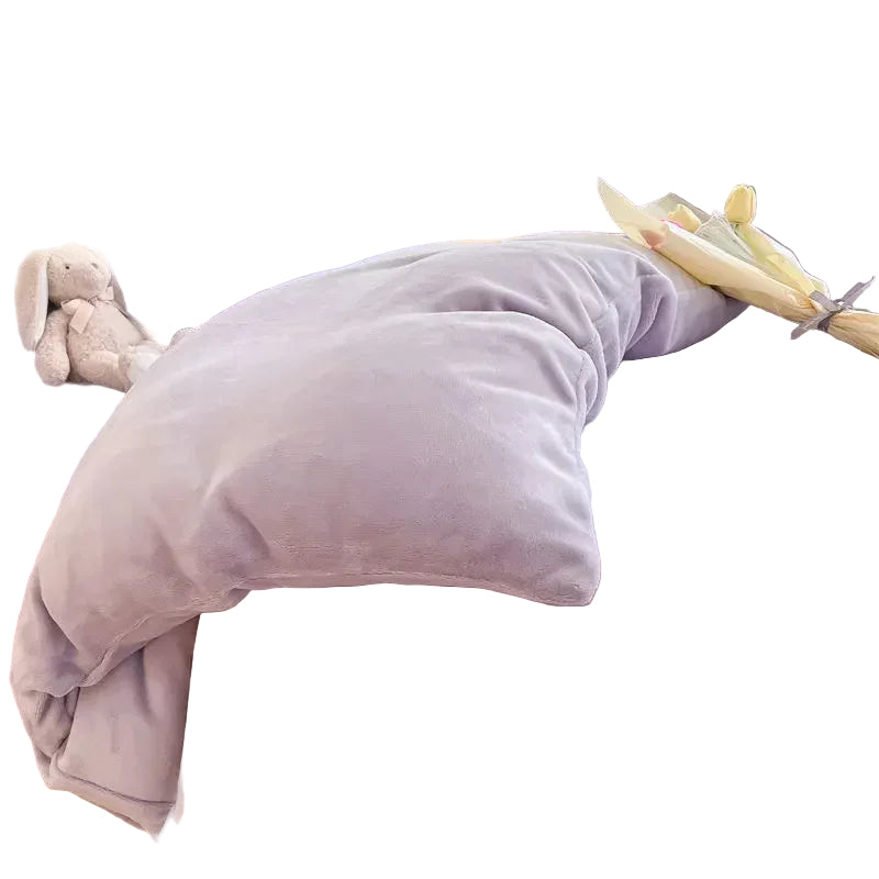 Dynetrekk Vinter Cozy Fleece Design for Dobbeltsenger og Enkeltsenger 0