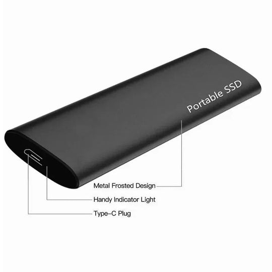 Ekstern Harddisk 4TB USB-C Portabel Lagring 6