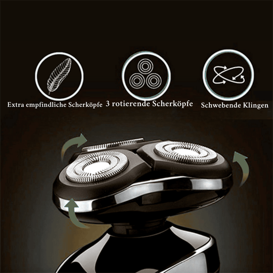 Elektrisk Barbermaskin for Våt og Tørr Barbering til Menn 3