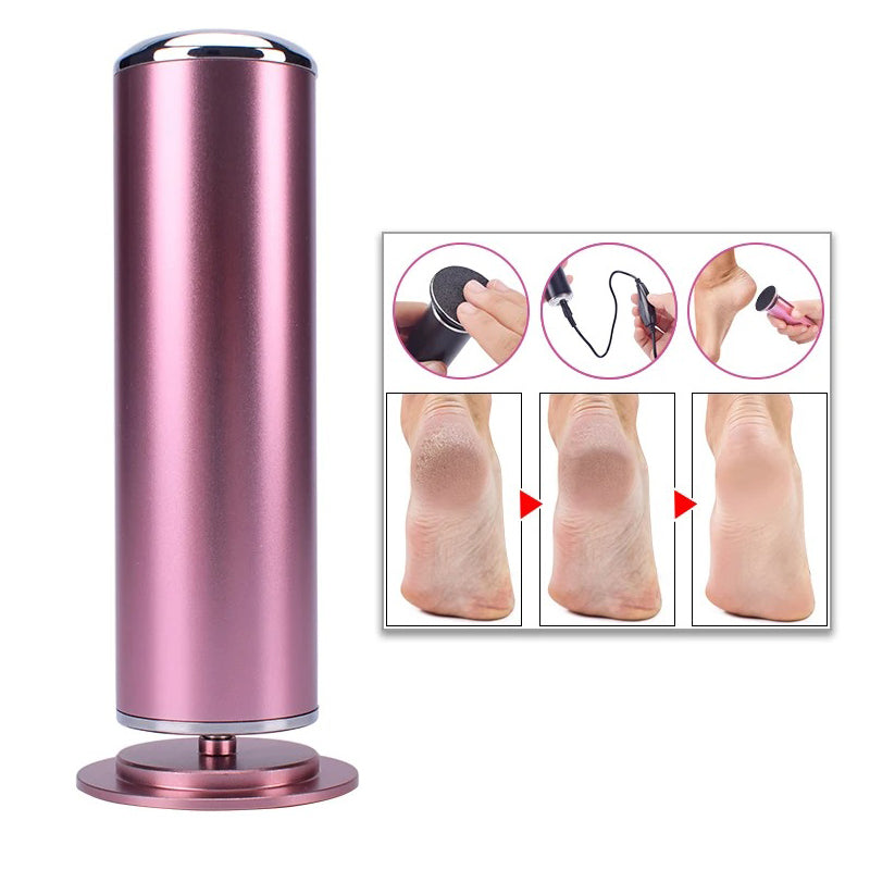 Elektrisk Fotfil Med Roterende Hode For Glatte Føtter 0