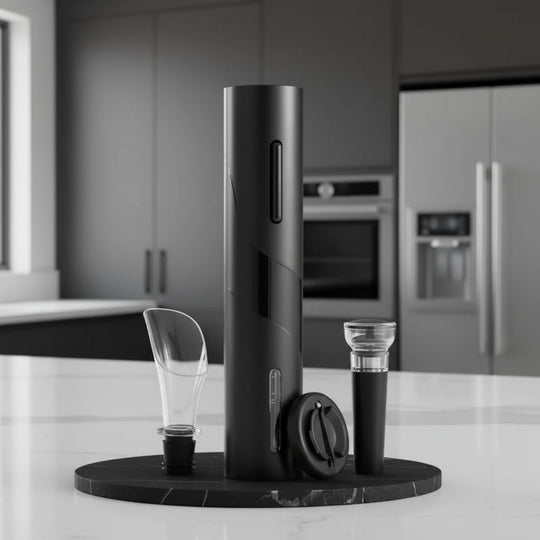 Elektrisk Korketrekker Sett Oppladbar Med Foliekutter og Vakuumforsegler 3