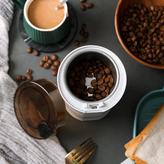 Elektrisk Kvern for Kaffe og Korn Kompakt Design 1