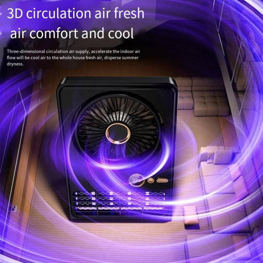 Elektrisk Vifte med Myggfelle og LED Display 4