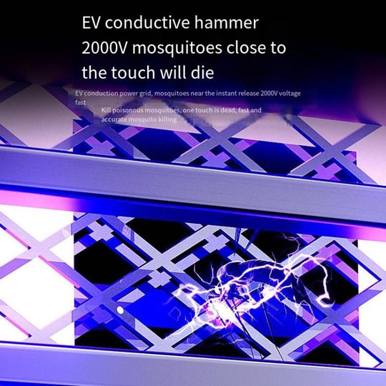 Elektrisk Vifte med Myggfelle og LED Display 5