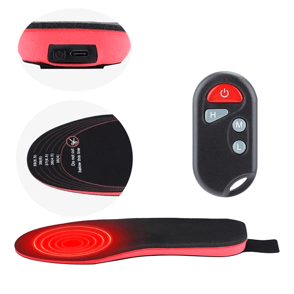 Elektriske Innleggssåler Med Fjernkontroll For Varme Føtter 5