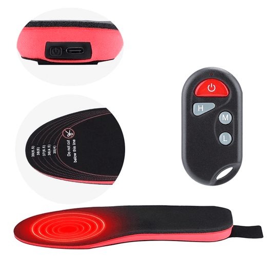 Elektriske Innleggssåler Med Fjernkontroll For Varme Føtter 5