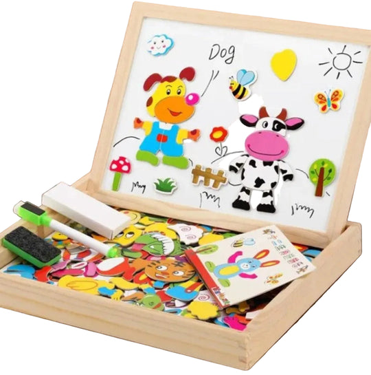 Ensemble de Planches à Dessin Double Face pour Enfants Créatif 0