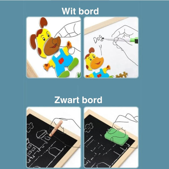 Ensemble de Planches à Dessin Double Face pour Enfants Créatif 4