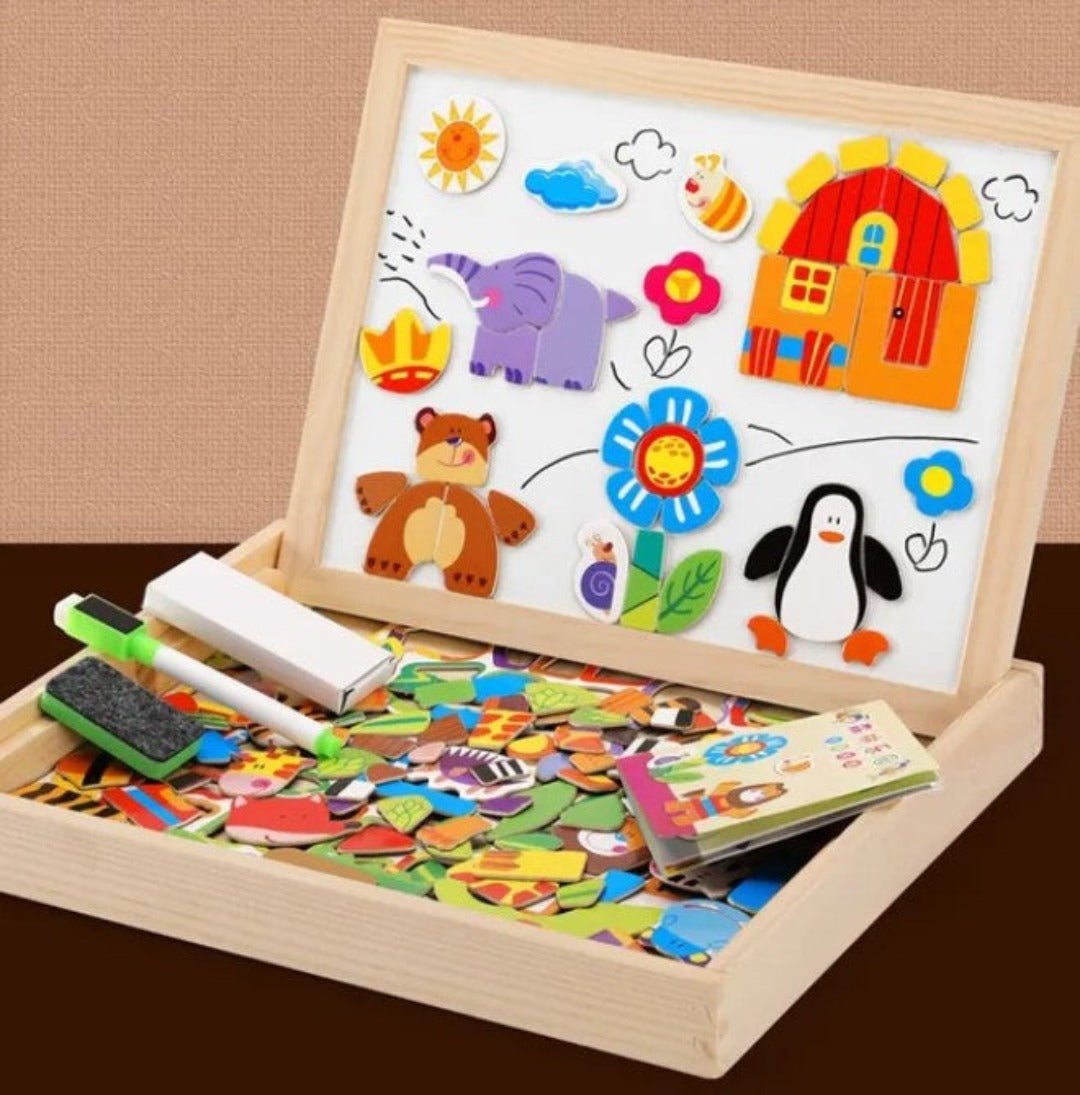 Ensemble de Planches à Dessin Double Face pour Enfants Créatif 8