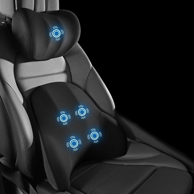 Ergonomisk Nakke- og Korsryggpute med Vibrasjonsmassasje 11