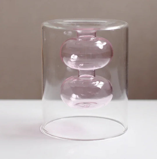 Fargerik Glassvase Skandinavisk Design 10