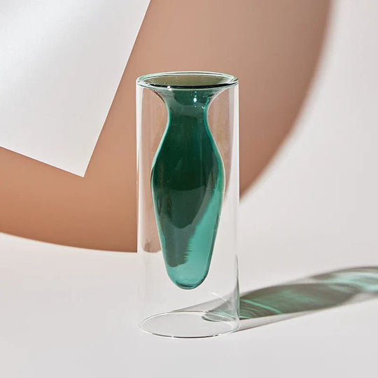 Fargerik Glassvase Skandinavisk Design 13