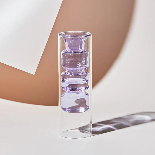 Fargerik Glassvase Skandinavisk Design 9