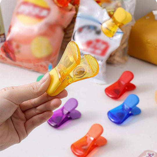 Fargerik Klips for Matforsegling Magnetisk 6-pakning 3