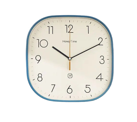Firkantet Veggklokke Retro Stil 0