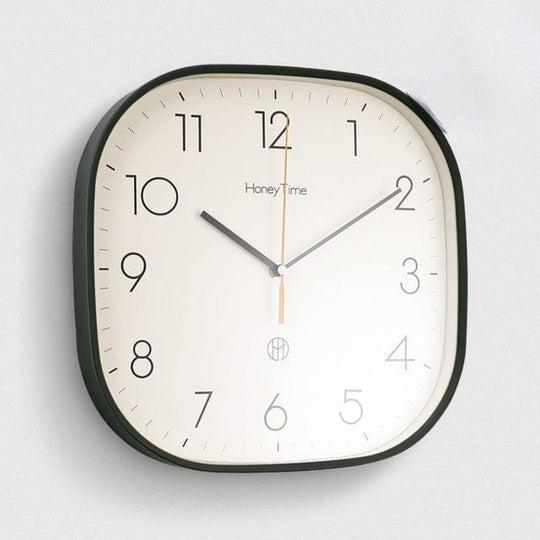 Firkantet Veggklokke Retro Stil 1