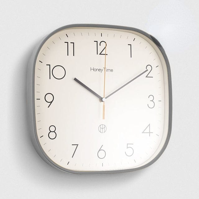 Firkantet Veggklokke Retro Stil 4
