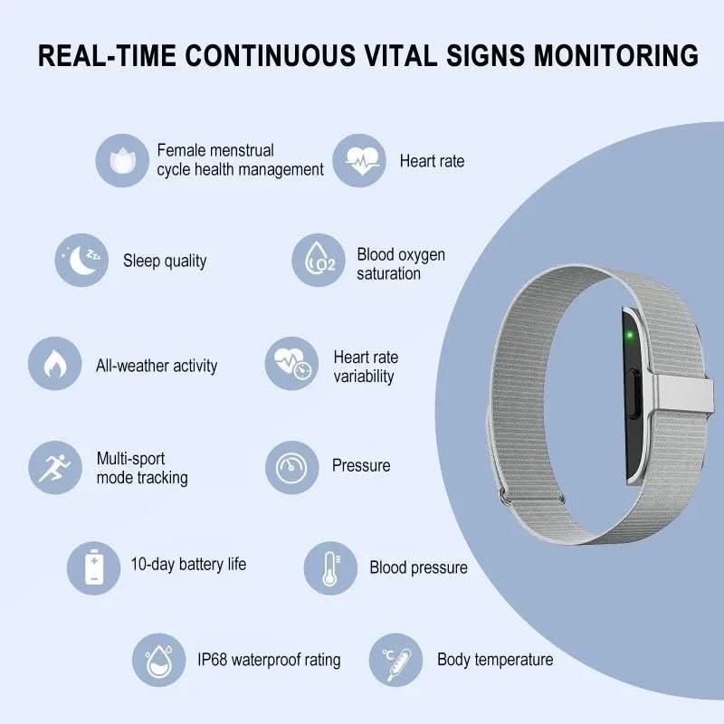 Fitness Tracker for Aktive Livsstiler Med Helseovervåking og Vanntett Design 7