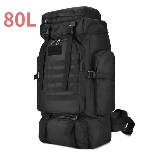 Fjellklatringsveske 80L/100L Taktisk Ryggsekk for Utendørs Aktiviteter 6