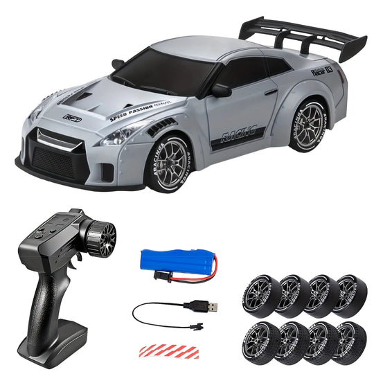Fjernkontrollbil 1:24 Drift med LED-hjul 0
