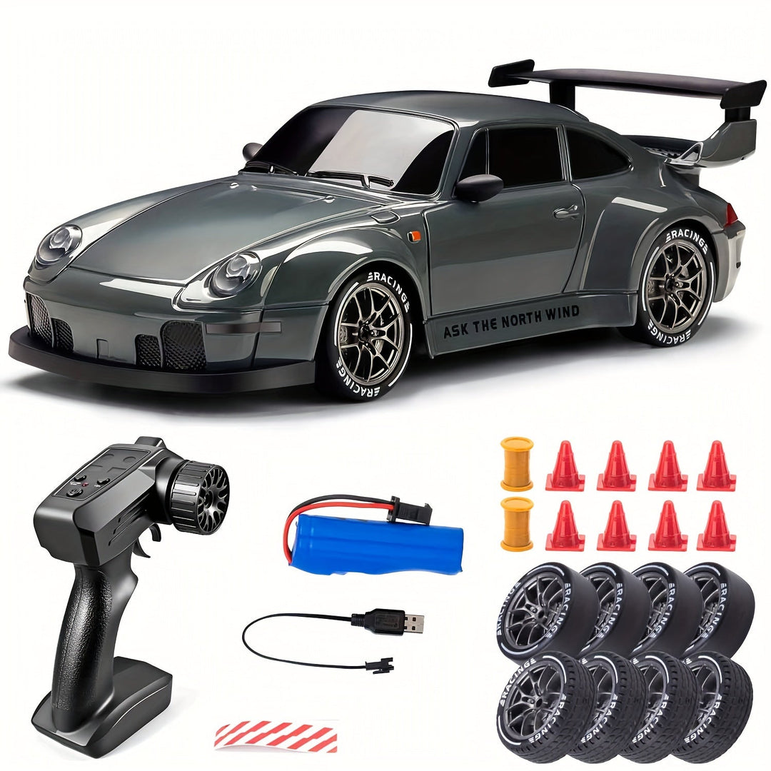Fjernkontrollbil 1:24 Drift med LED-hjul 3