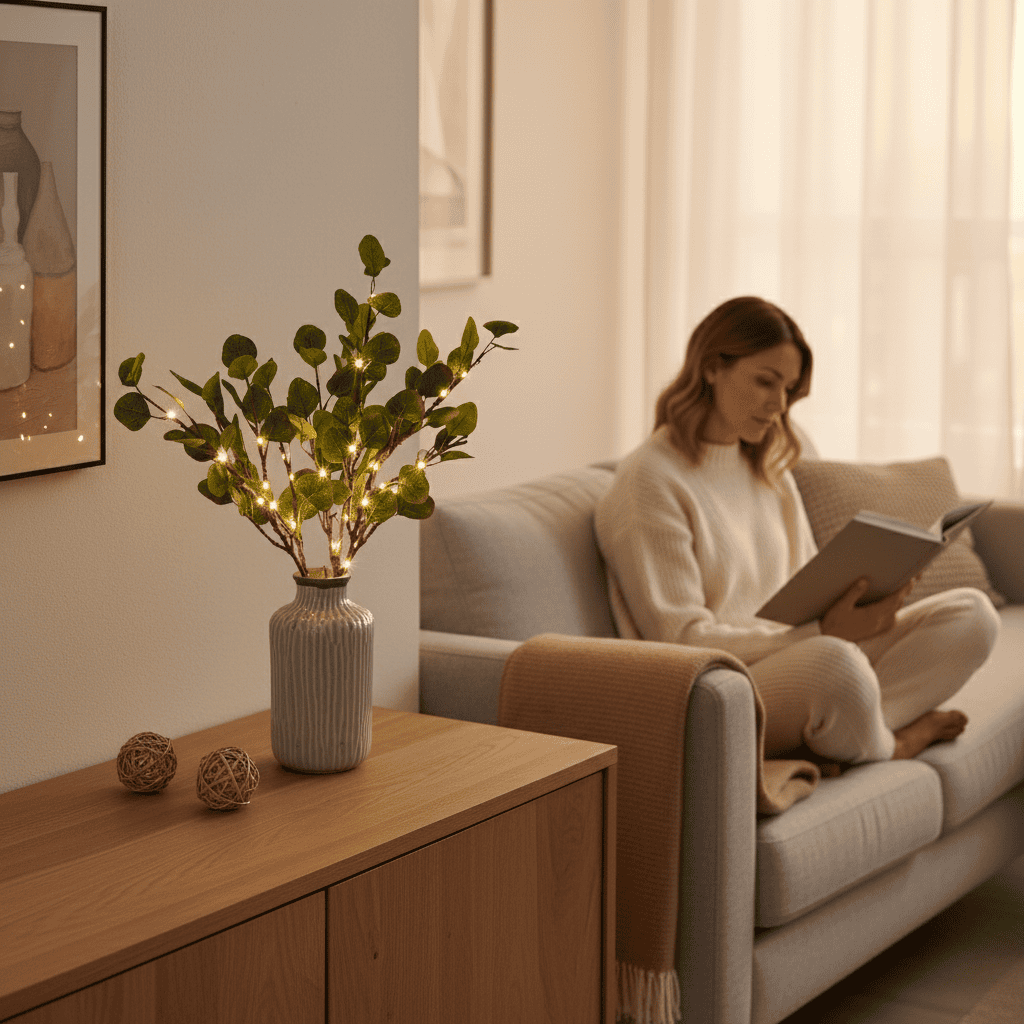 Fleksibel LED-grenlampe med Varmt Lys 3