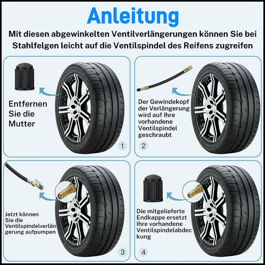 Fleksible Dekkventilforlengere for Enkel Tilgang 7