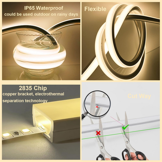 Fleksible LED Lysstriper for Hjemmet 6