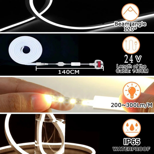 Fleksible LED Lysstriper for Hjemmet 7