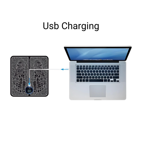 Fotmassasjepute med Elektrisk Muskelstimulering 4