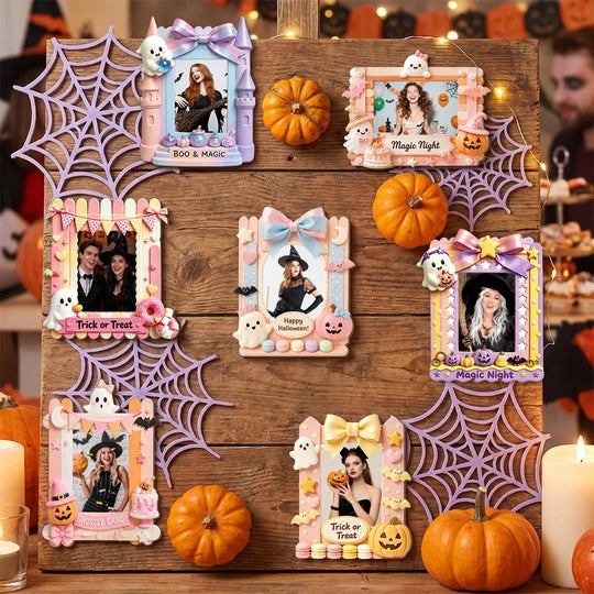 Fotoramme med Halloween-inspirert design 1