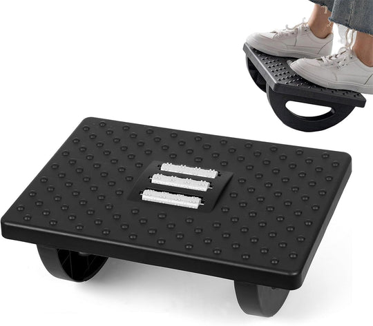 Fotstøtte for Kontor og Hjem med Massasjeeffekt 0