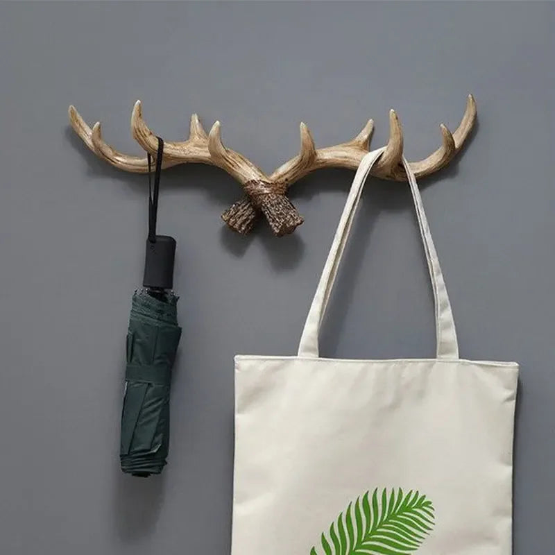 Frakkestativ i Vintage Antler Stil for Inngangspartiet 3