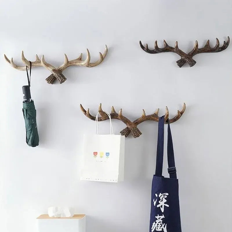 Frakkestativ i Vintage Antler Stil for Inngangspartiet 4