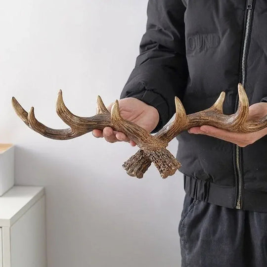 Frakkestativ i Vintage Antler Stil for Inngangspartiet 5