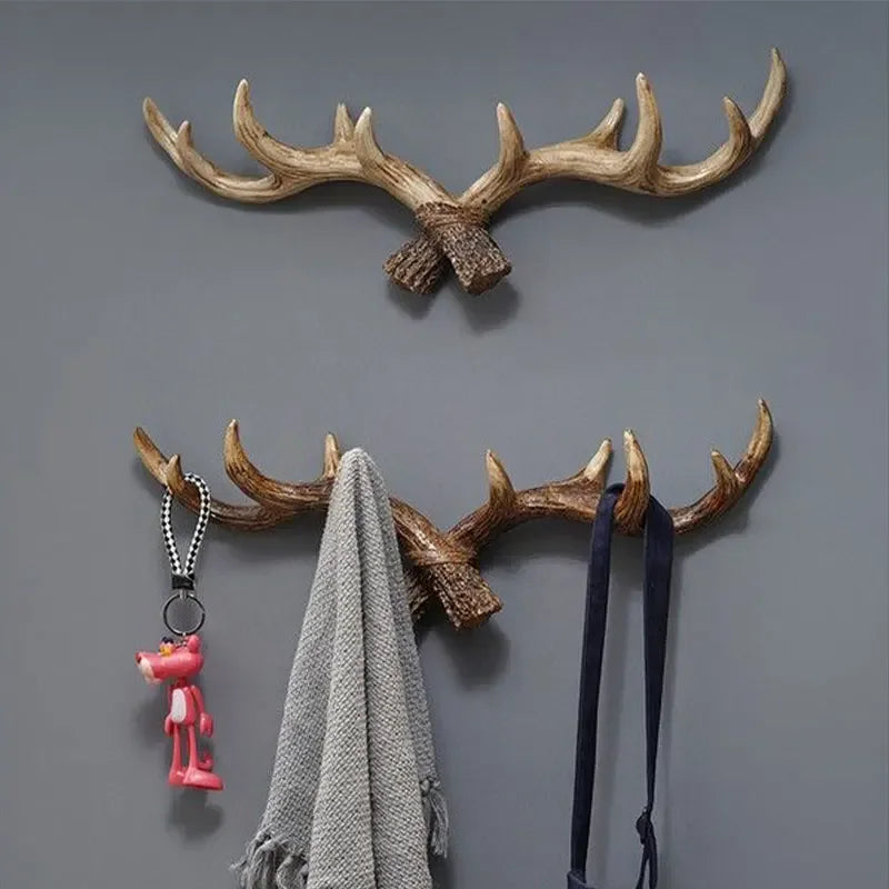 Frakkestativ i Vintage Antler Stil for Inngangspartiet 6