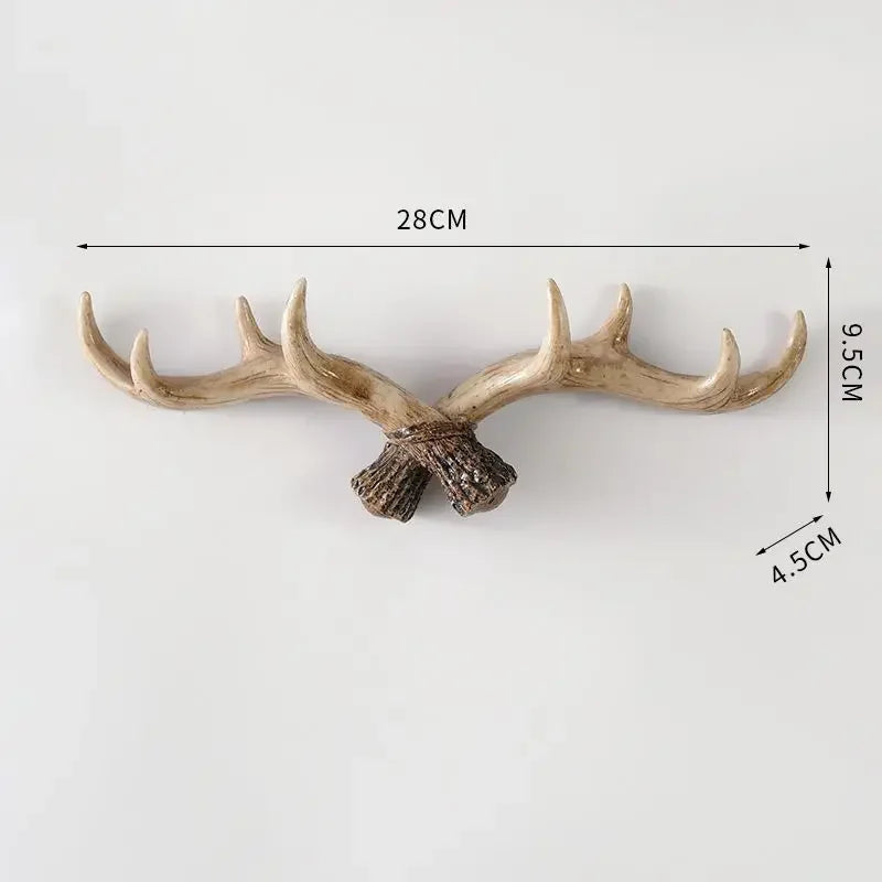 Frakkestativ i Vintage Antler Stil for Inngangspartiet 7