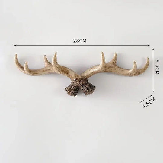 Frakkestativ i Vintage Antler Stil for Inngangspartiet 7