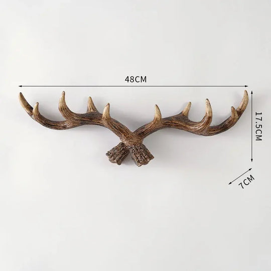 Frakkestativ i Vintage Antler Stil for Inngangspartiet 9