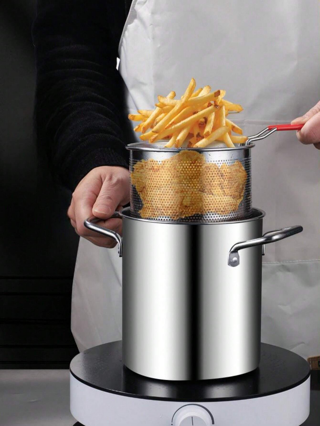 Fritøs i Rustfritt Stål med Smart Teknologi 1