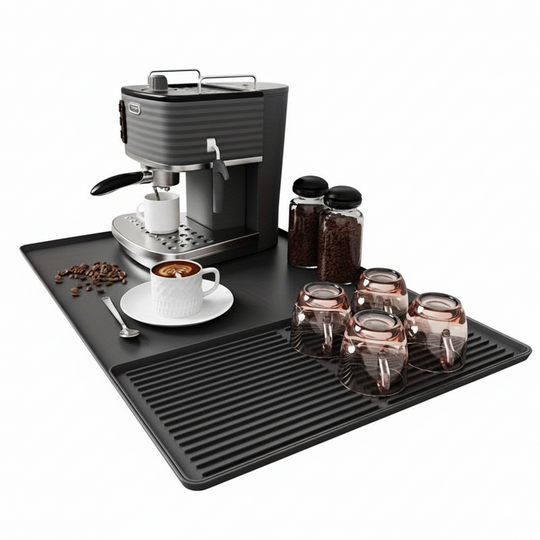 Kaffematte Silikon 2-i-1 med Hevede Kanter