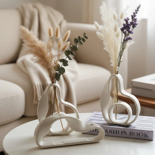Geometrisk Vase for Blomster i Nordisk Design 2
