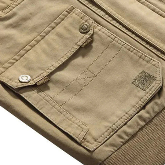 Gilet Homme Sans Manche Multifonctionnel avec Poches Pratiques 3
