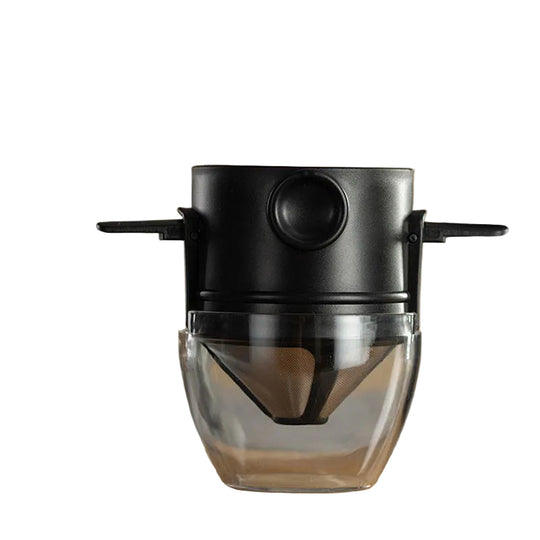 Gjenbrukbart Kaffefilter For Pour-Over Med Dobbeltlags Mikrofilter - Kompakt Design 0